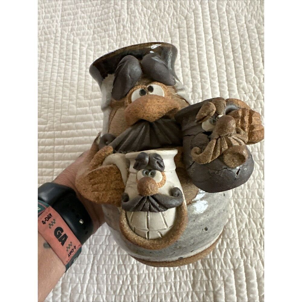 Vintage Robert Eakin Pottery Coffee Cup Mug W Mugs Father Gift Cowboy Western